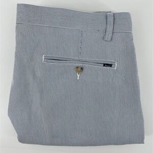 Polo Ralph Lauren Seersucker Men's Pants 34x32 Blue White Striped Classic Fit
